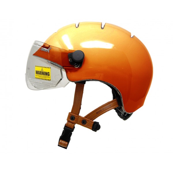 Casque kask urban lifestyle orange Esprit vélo