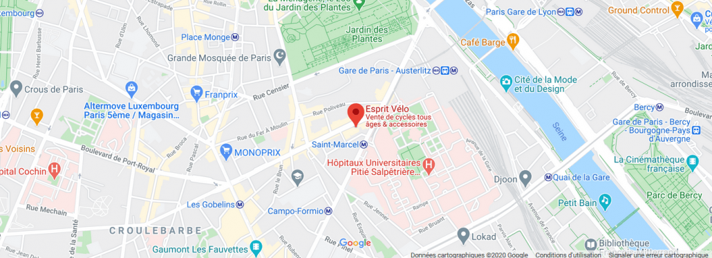esprit velo emplacement magasin atelier paris carte large 2 esprit velo emplacement magasin atelier paris carte large
