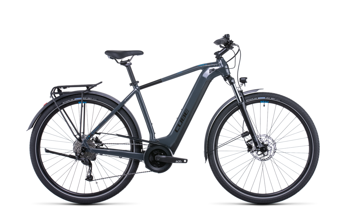 Cube Touring Hybrid One 400 Grey Esprit vélo Paris 13