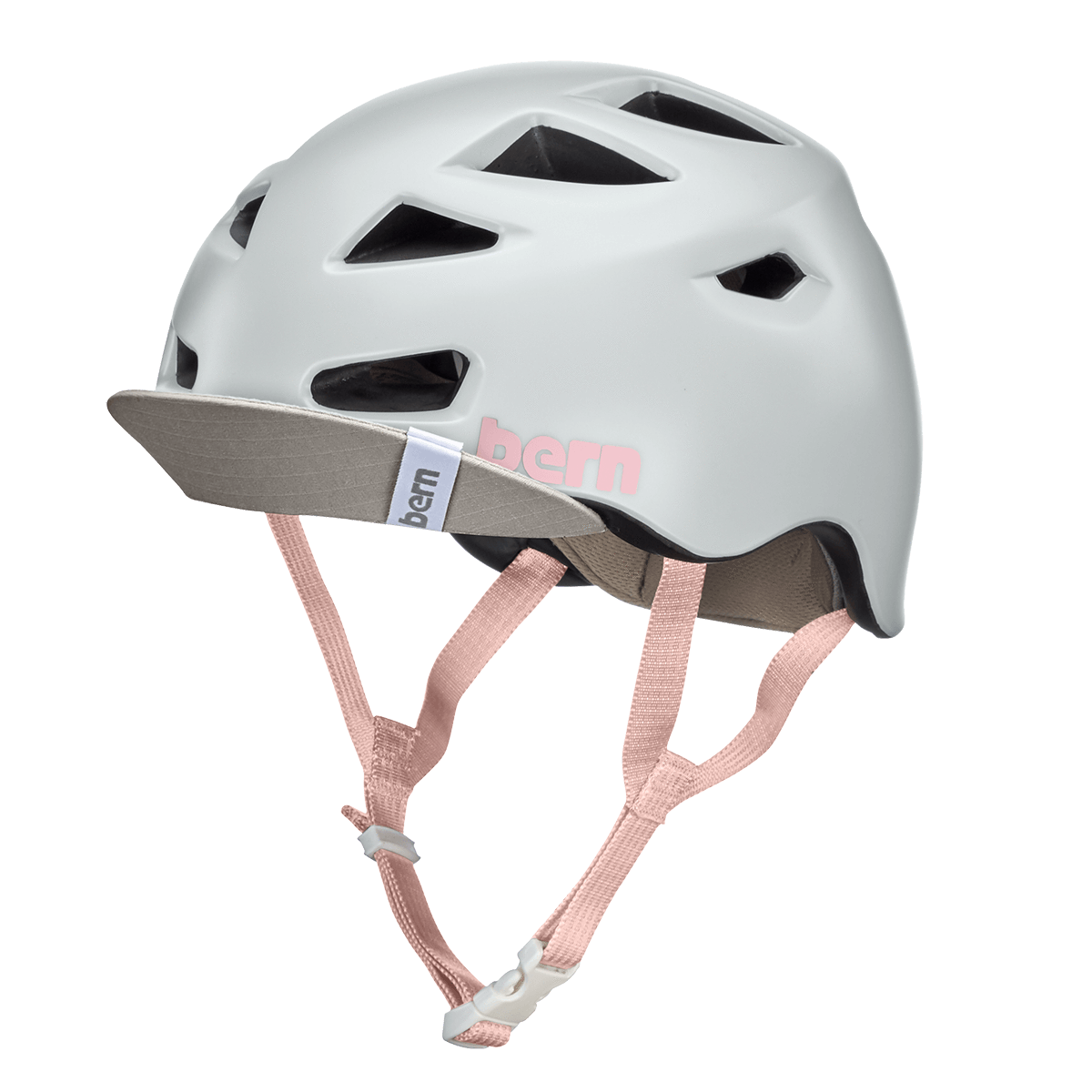 Casque Bern Melrose-Satin-Light-Grey-1 Esprit vélo