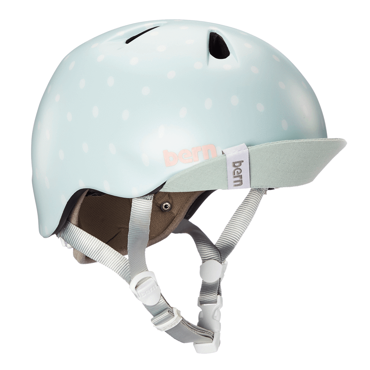 Casque Bern Nina-Satin-Seaglass-Polka-Esprit vélo