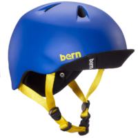 Casque Bern Nino-Matte-Cobalt-Blue-Esprit vélo