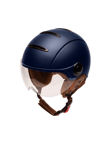 CASQUE JET TANDEM bleu mat